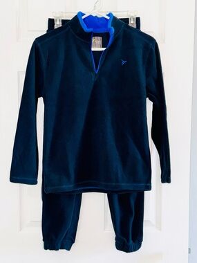 Boys Old Navy Navy Blue Fleece Athletic Set NWT Size Large (10-12)